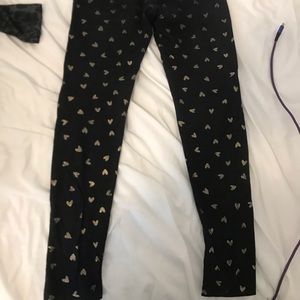 Cat and jack heart shaped leggings